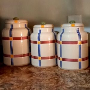 Longaberger Canisters, Set of 3